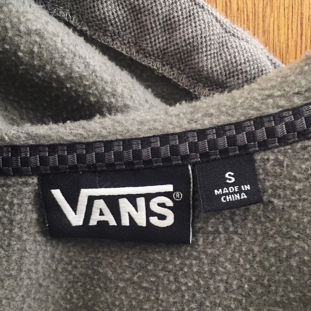 Black and gray Vans hoodie - Picture 4 of 4